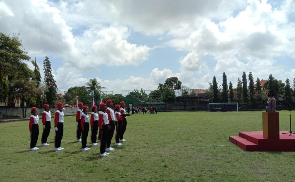 Lapangan Bina Raga, Dalung menjadi Lokasi Apel HUT Kemerdekaan Republik Indonesia ke-77 Tahun di Kuta Utara